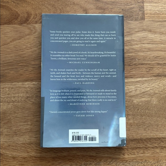 Justin Torres: We the Animals - Short Stories, LGBT, Fiction - Hardcover Book - Picture 4 of 4